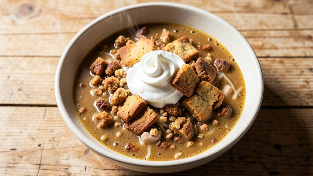 Cookie Soup Recipe: Warm Spiced Swirls With Toasted Cookie Crunch