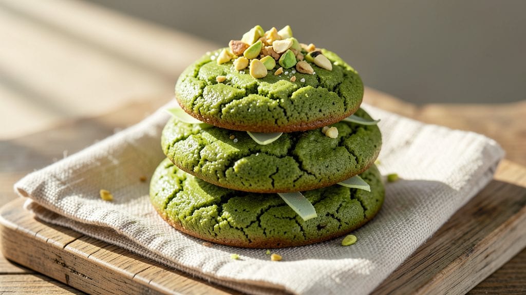 Green Cookies Recipe: Matcha Mint Magic with Crunchy Chocolate Chips